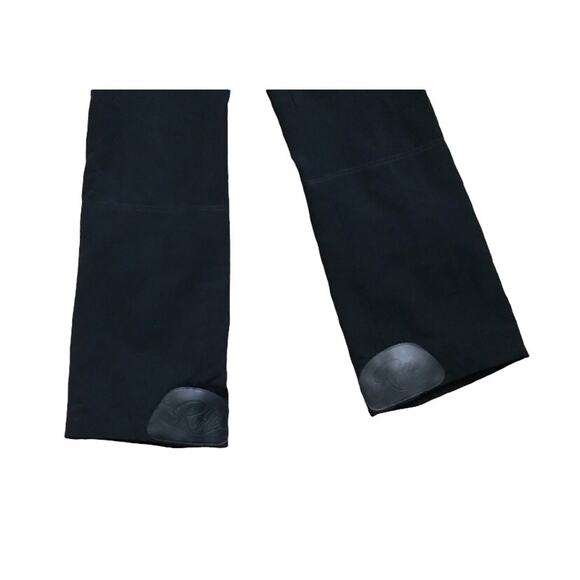 ROFFE Schoeller Womens Size 10 Long Vintage Black Wool Blend Boot Cut Ski Pants - Picture 5 of 8